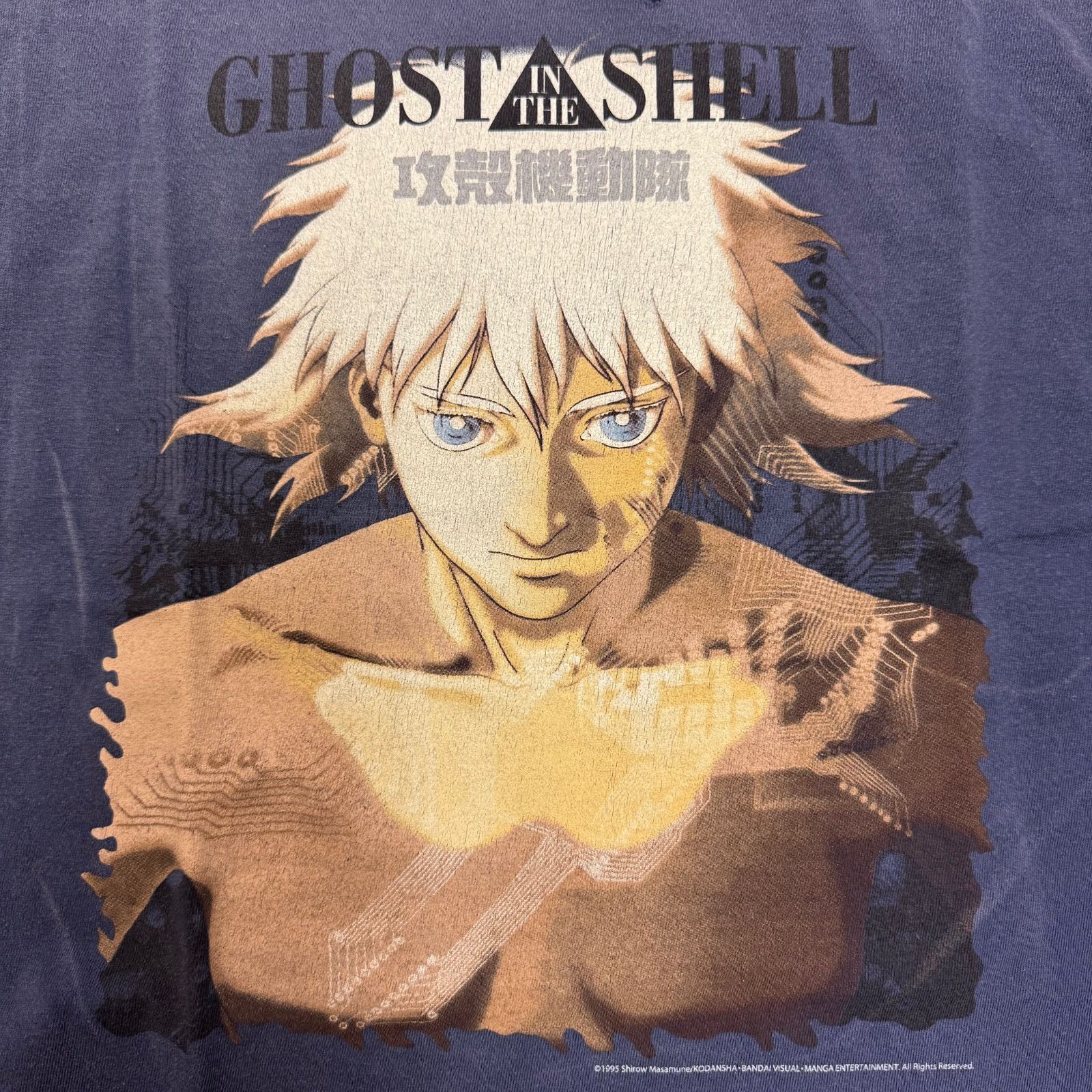 セントマイケル GHOST IN THE SHELL 攻殻機動隊 LS Tシャツ GHOST IN THE SHELL/攻殻機動隊」印象的なキービジュアルを