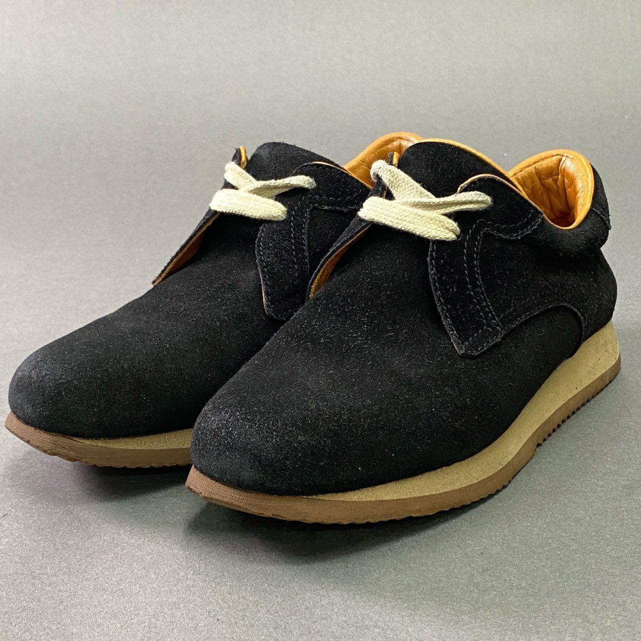 5k5 HERMES エルメス スエードレザー ローカットスニーカー 35 1/2 