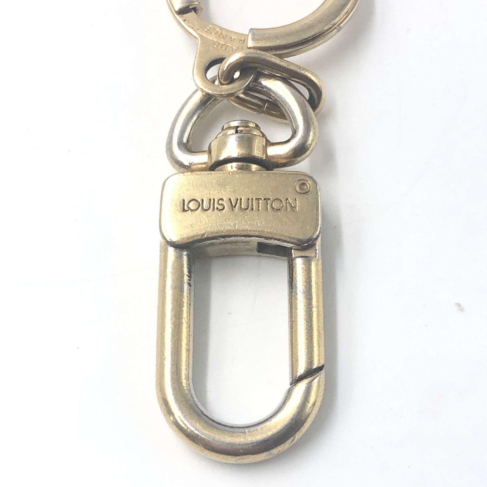 Louis Vuitton キーホルダー　アノクレ　ゴールドカラビナ　キーリング USED] ルイヴィトン アノクレ カラビナ キーリング ゴールド色