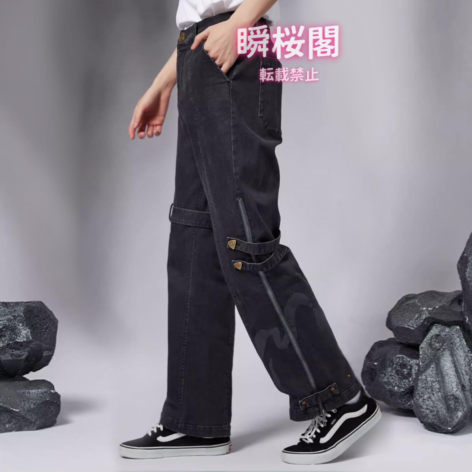 高品質！ ♥ ♥ 人気 Star Rail 崩壊 スターレイル 公式 Dan Heng 丹恒 デニムパンツ メンズ ストレートパンツ ズボン ジーンズ ボトムス パンツ 服 ゲームデニムパンツ ハロウィン CS0923BJ 完売