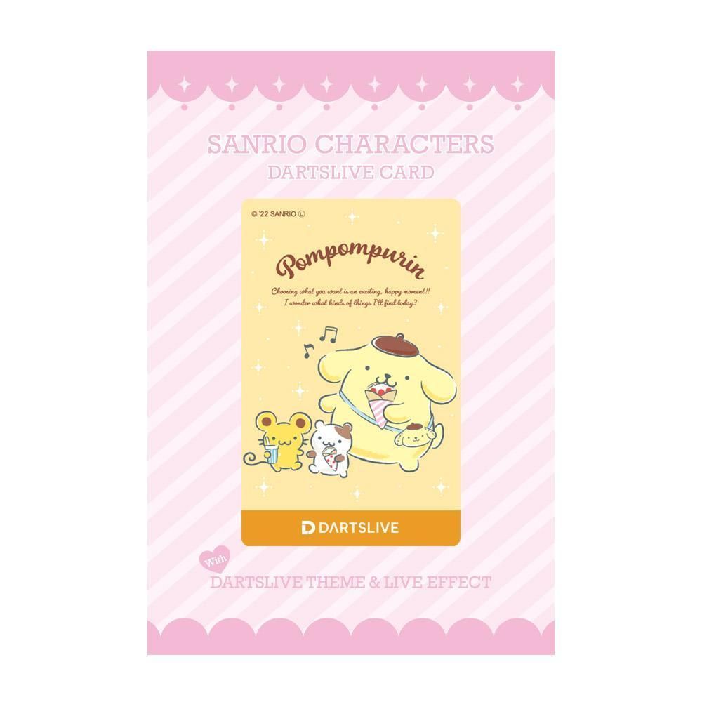 ☆Sanrio characters DARTSLIVE CARD DARTSLIVEテーマ＆LIVE