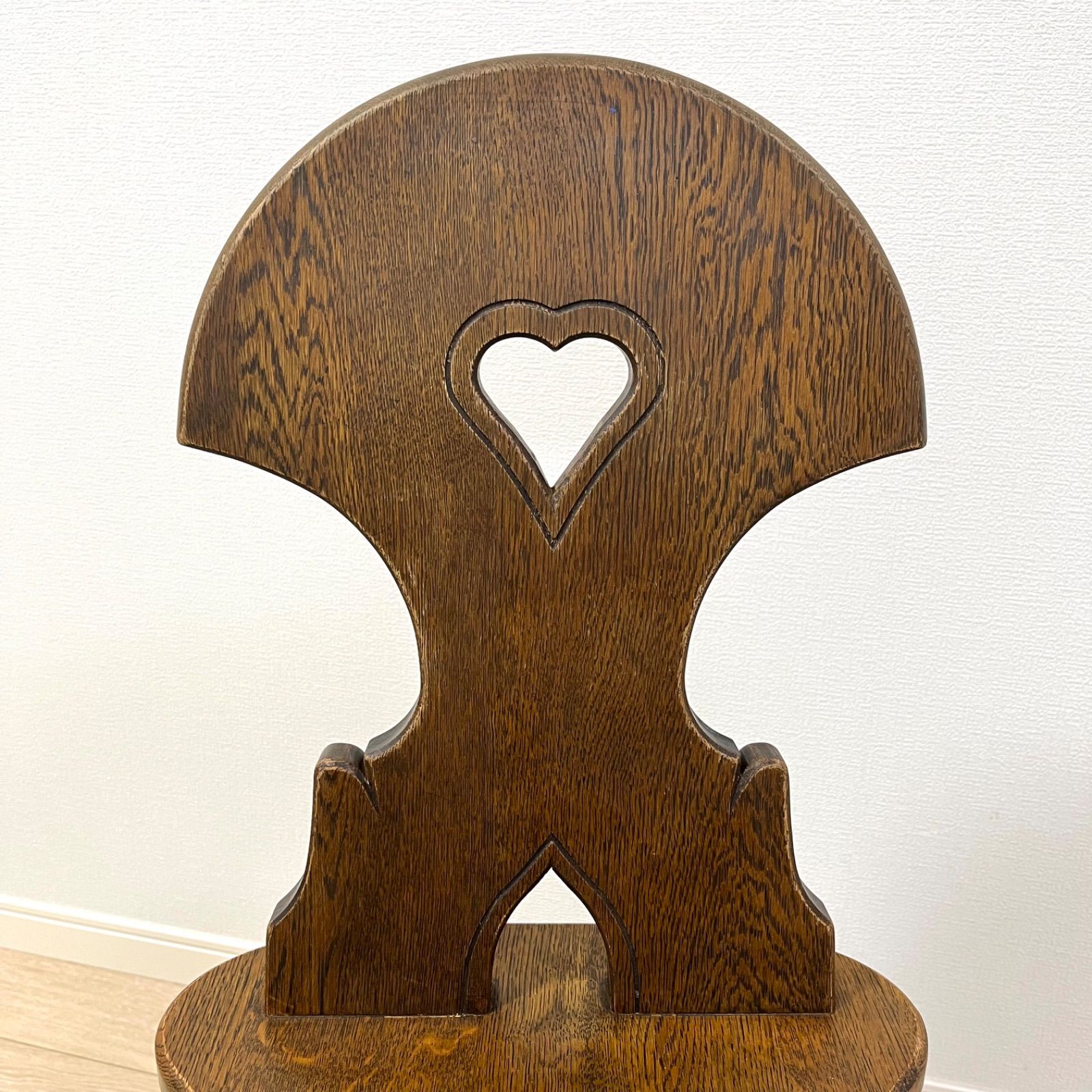 た44 葉山ガーデン ハート背もたれサイドチェア ダイニングチェア チロルチェア アームレスチェア 無垢材 カントリースタイル 北欧インテリア MARWIL-DEMENAGEMENTS_CH