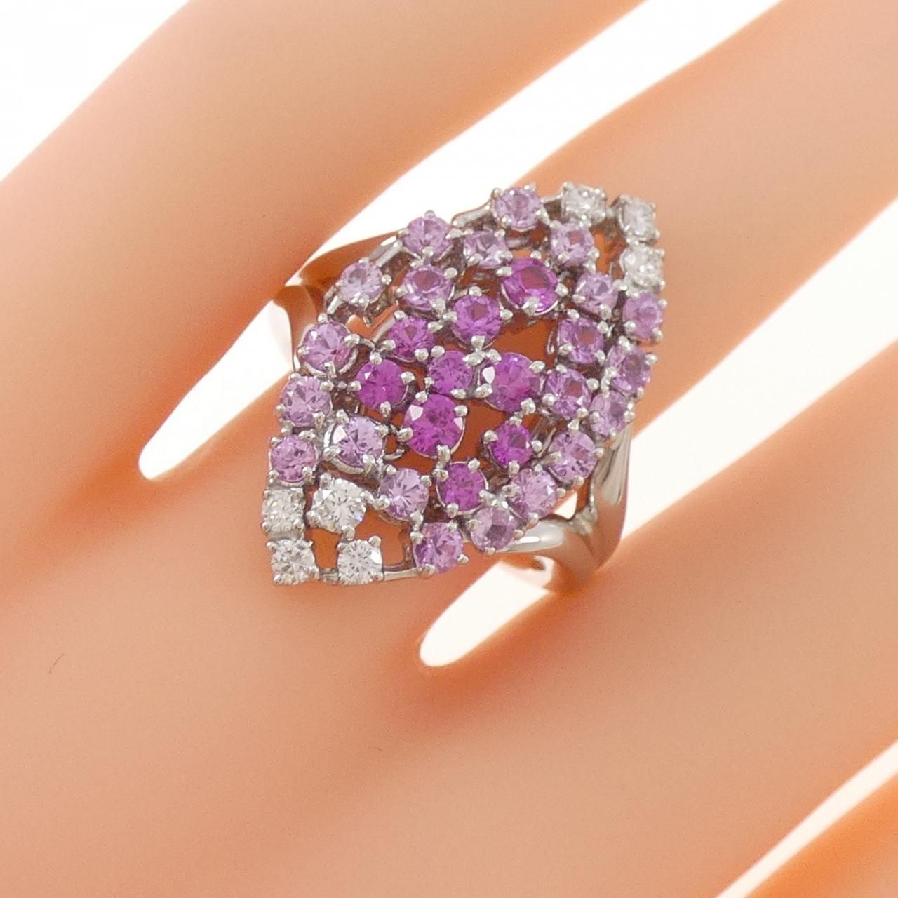 PT950 サファイヤ リング 1.66CT - メルカリ 