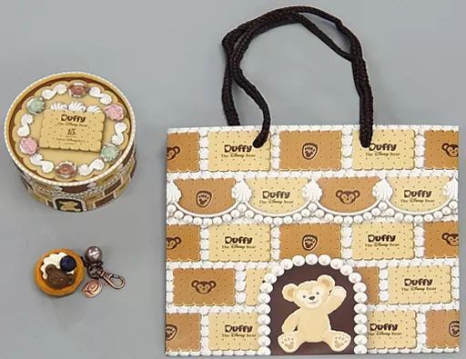 中古】雑貨 ダッフィー ブルーベリーパイバッグチャーム 「Q-pot.×東京