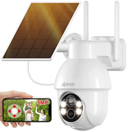 500万超高画素・PTZ全方位防犯カメラ・Alexa対応】ANRAN防犯カメラ屋外