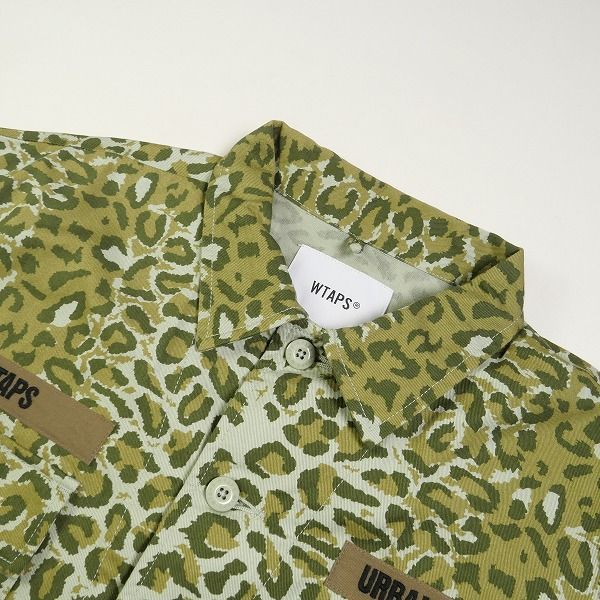 Size【M】 WTAPS ダブルタップス 21SS JUNGLE 01 / LS / COTTON TWILL. CAMO  211WVDT-SHM02 ジャケット 緑 【中古品-非常に良い】 20792994