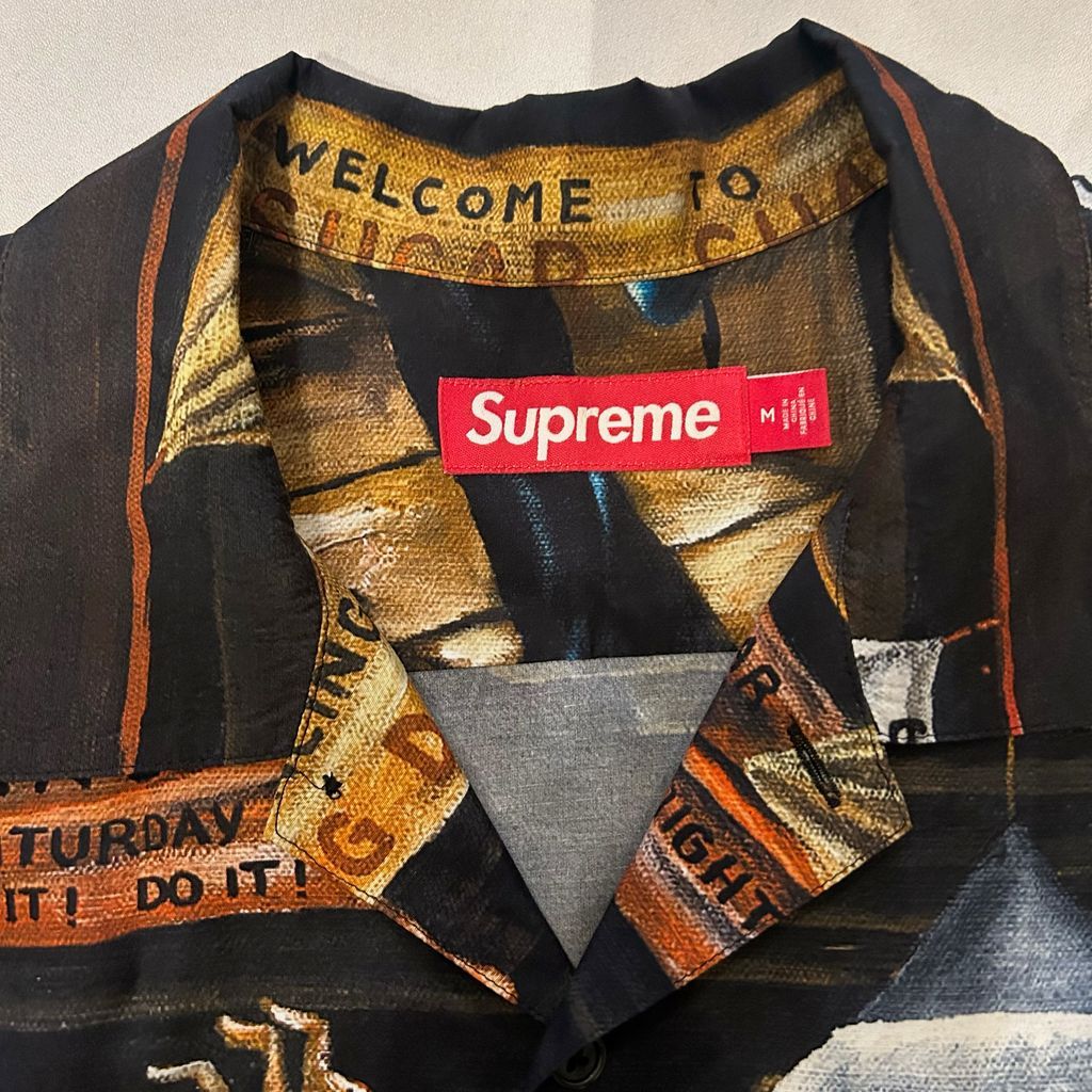 晴れページ SUPREME シュプリーム SS25 Harf Shirt 101837 ブラック系 size:M