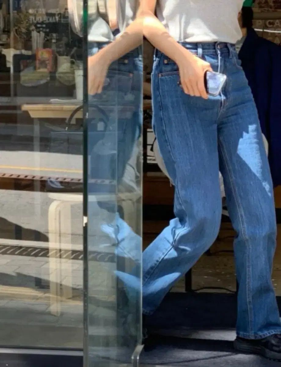 モネ mone リボン빛 ノーマデニム