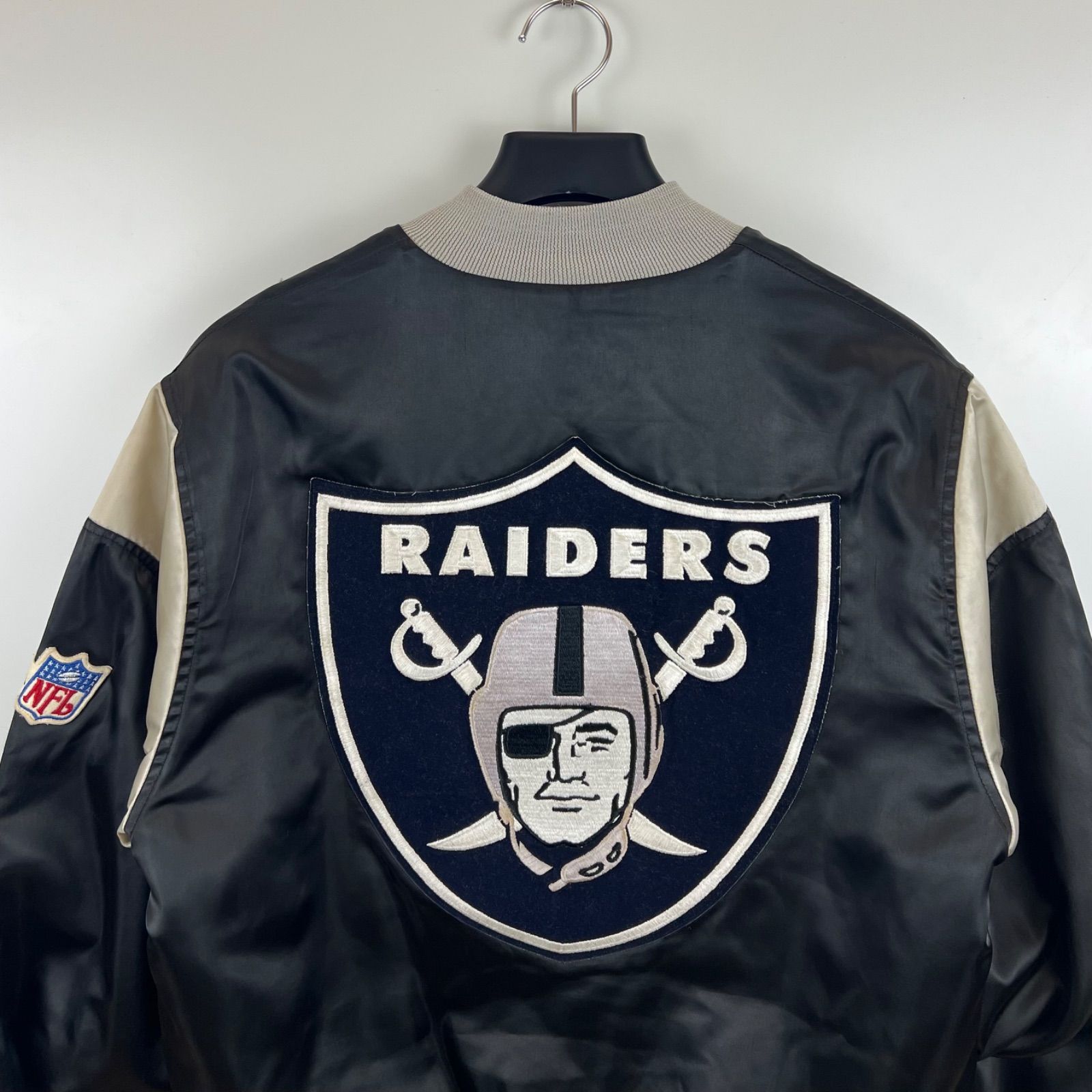 CHALK LINE 90s USA VTG NFL RAIDERS virsity jacket M チョークライン