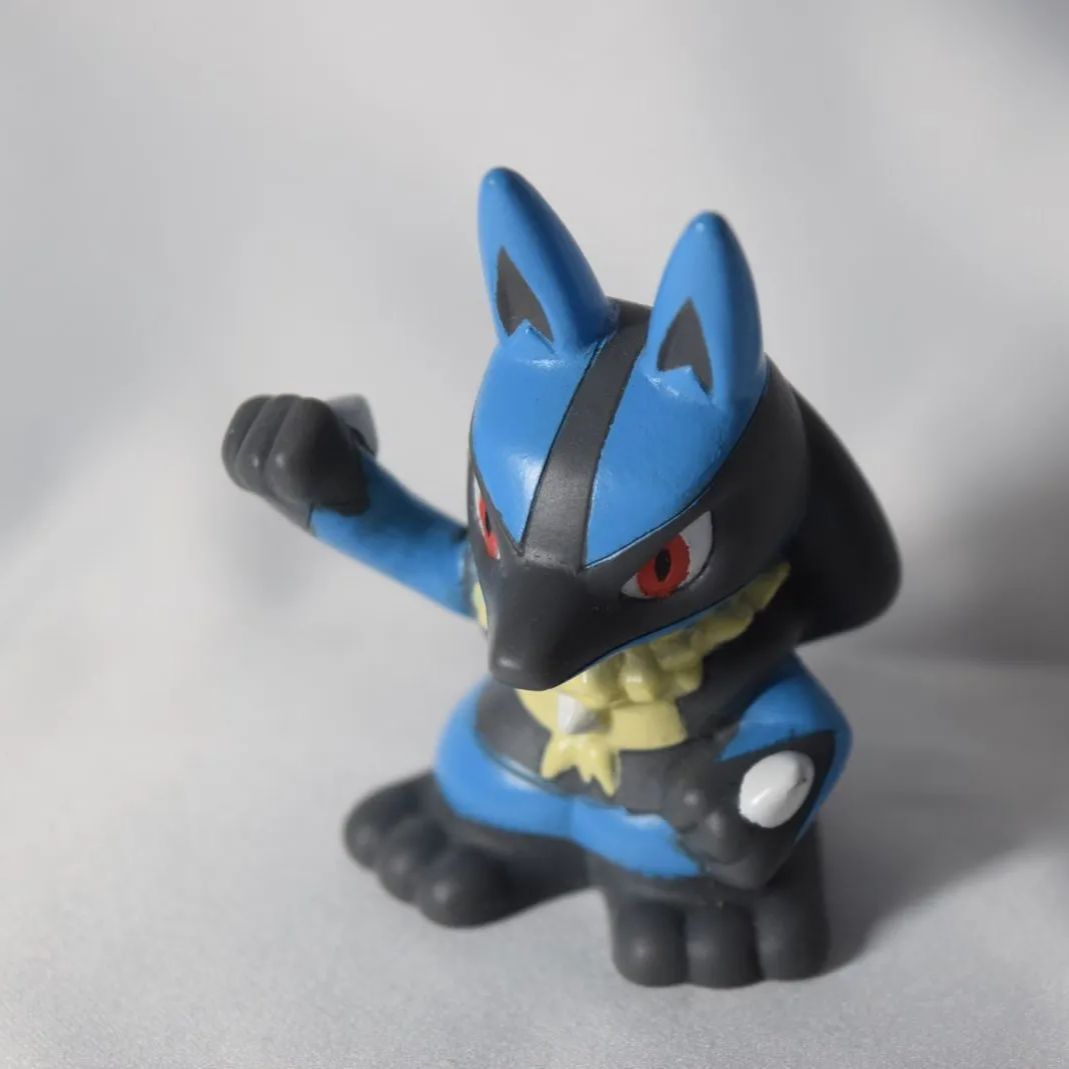 ポケモンキッズ クリア ガブリアス ルカリオ指人形 ポケモン フィギュア ポケモン 指人形 クリア ルカリオ エースバーン - メルカリ