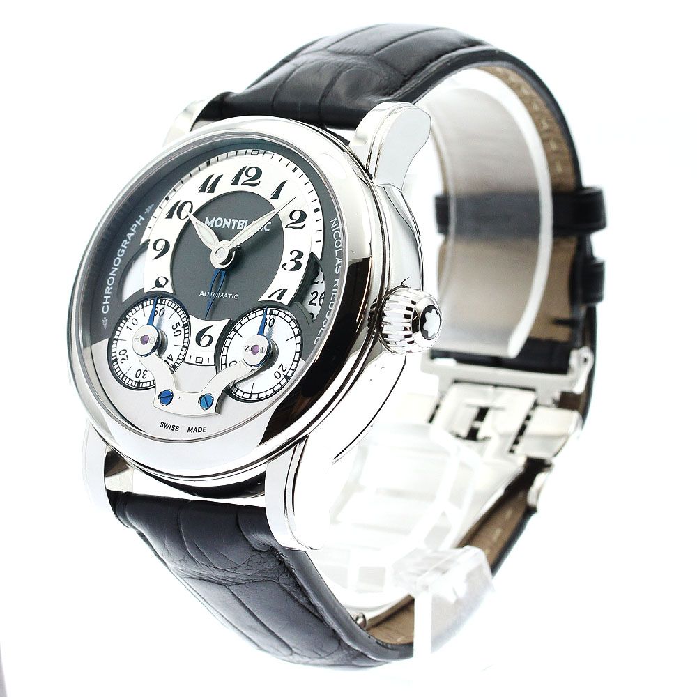 モンブラン MONTBLANC 7138 ニコラ・リューセック ワンプッシュクロノ 自動巻き メンズ _791887【ev10】 モンブラン MONTBLANC 7138 ニコラ・リューセック ワンプッシュクロノ