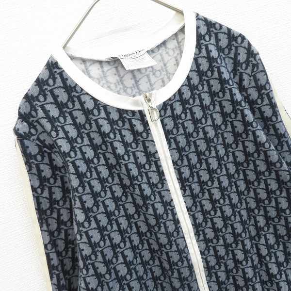 Christian Dior トロッター ジップアップニット ジャケット Christian Dior Logo Knit Zip Top – FRUIT Vintage
