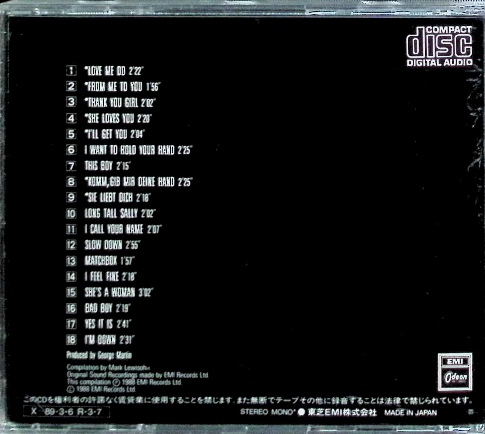 ザ・ビートルズ/パスト・マスターズVol.1 CD 新品未使用 Amazon.co.jp: パスト・マスターズ(紙ジャケット仕様): ミュージック