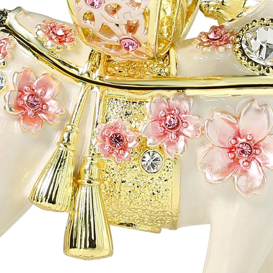 EX634-1【正規品】＜桜小馬＞2026年 干支の置物 ジュエリーボックス