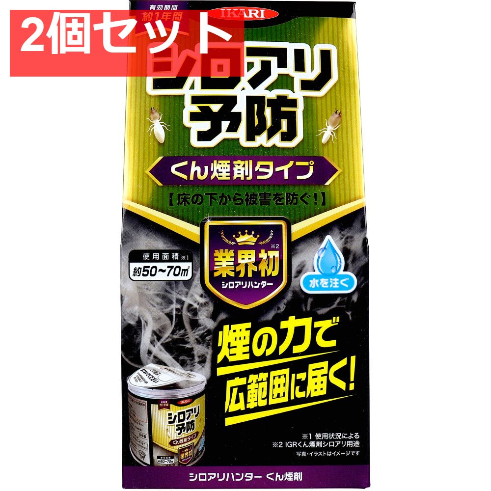 イカリ シロアリハンター くん煙剤 100g 2個セット