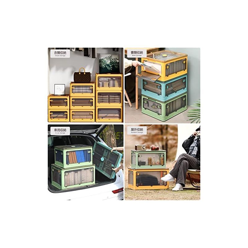 (新品) X XUNTAO 収納ボックス 折りたたみ 蓋付き三点SETブルー X XUNTAO【収納ボックス 折りたたみ】蓋付き 積み重ね 全方向から