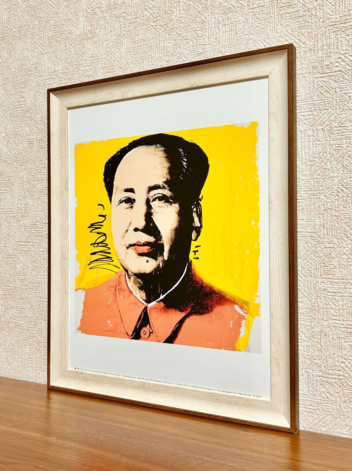 新品☆額縁付アートポスター(BRUCE MCGAW GRAPHICS)☆アンディ