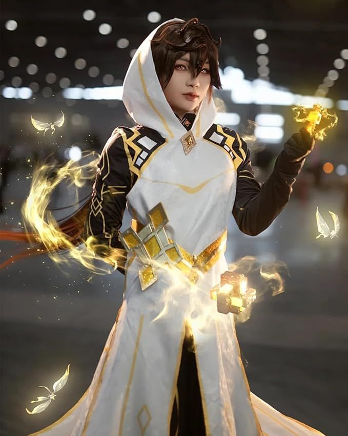 原神 げんしん 鍾離 コスプレ衣装 豪華版 フルセット コスプレ