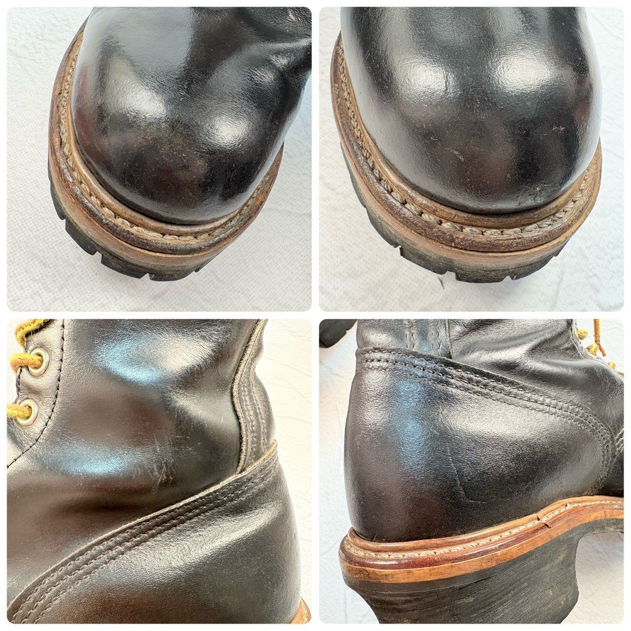 希少・PT83】RED WING レッドウィング 2218 ロガーブーツ 黒 7.5D 