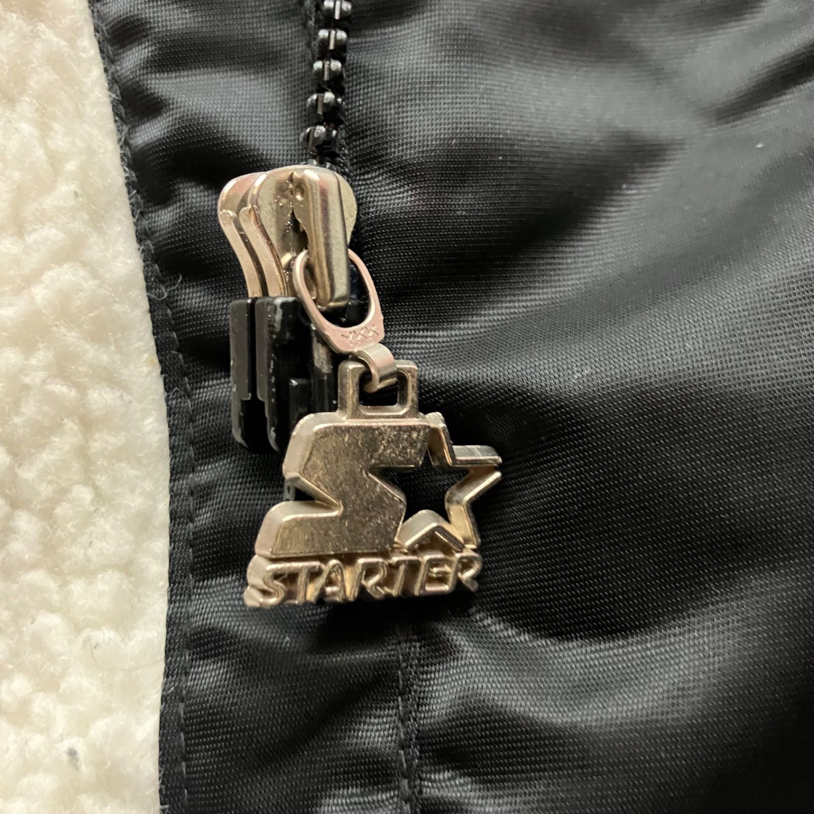 90s~ STARTER NFL RAIDERS ベンチコート ナイロンジャケット