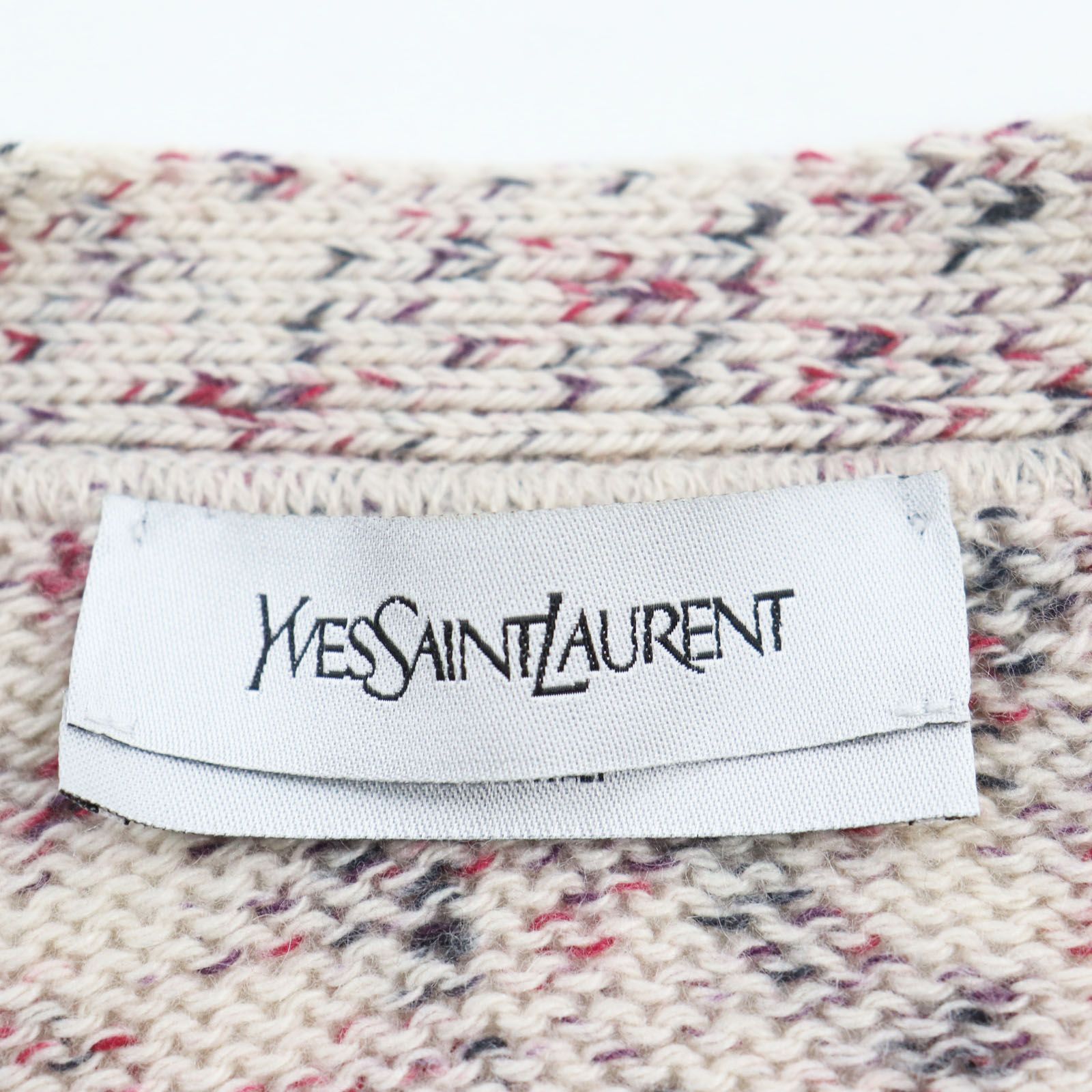 極美品○YVES SAINT LAURENT イヴサンローラン 272243 カシミヤ