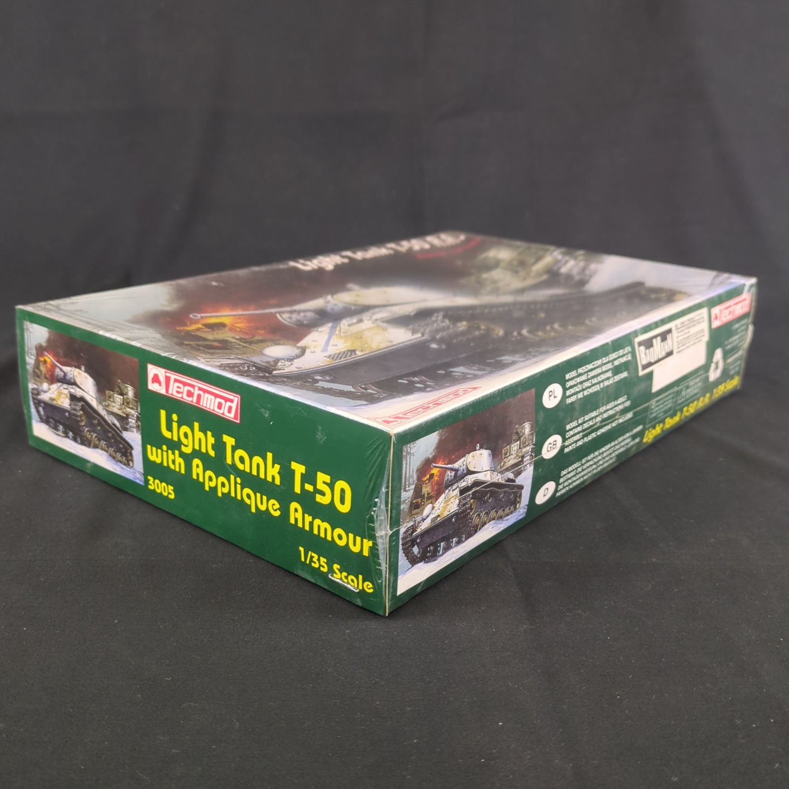 輸入キット テクモッド Techmod 3005 1 35 Light Tank T-50 A.A. 軽戦車 T-50 対空砲