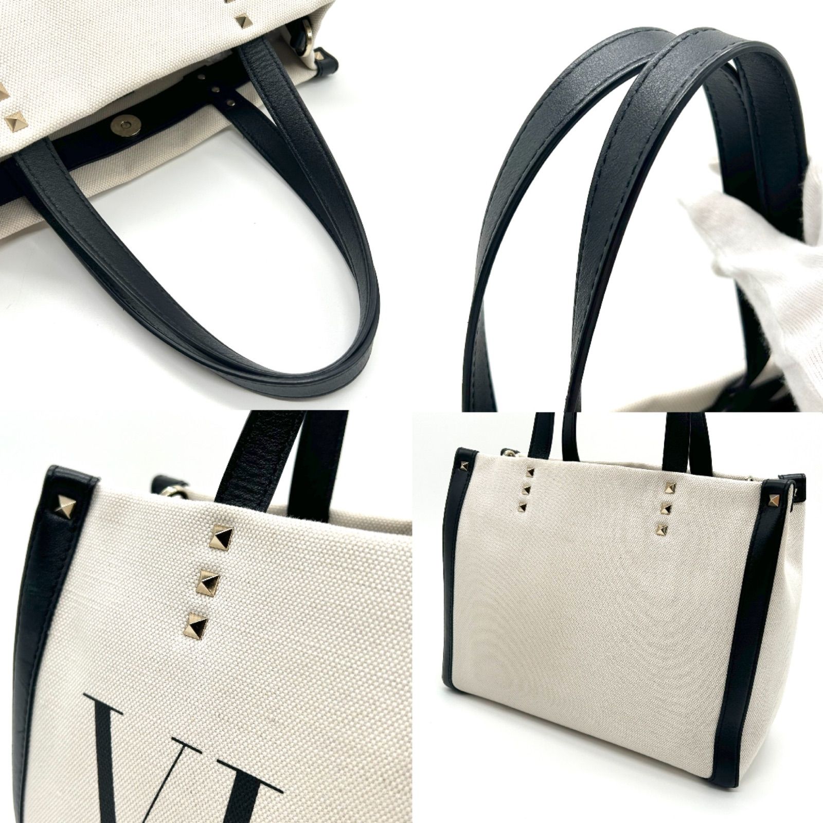 VALENTINO ヴァレンティノ ガラヴァーニ VLTN トートバッグ 2way