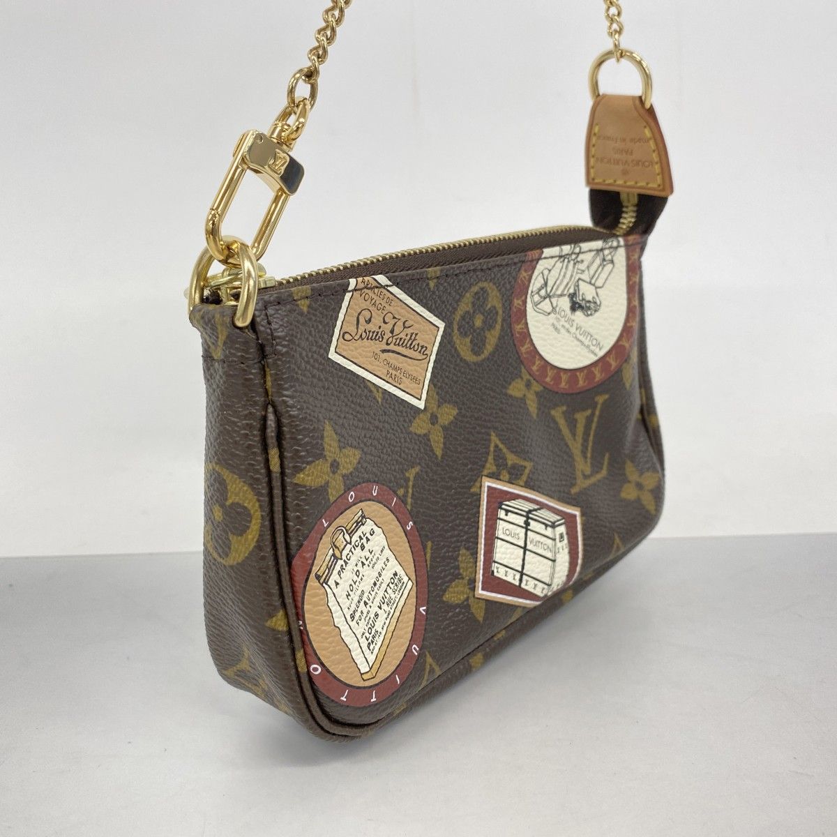 5ic3984-h】ルイヴィトン ポーチ モノグラム ミニポシェットアクセ  