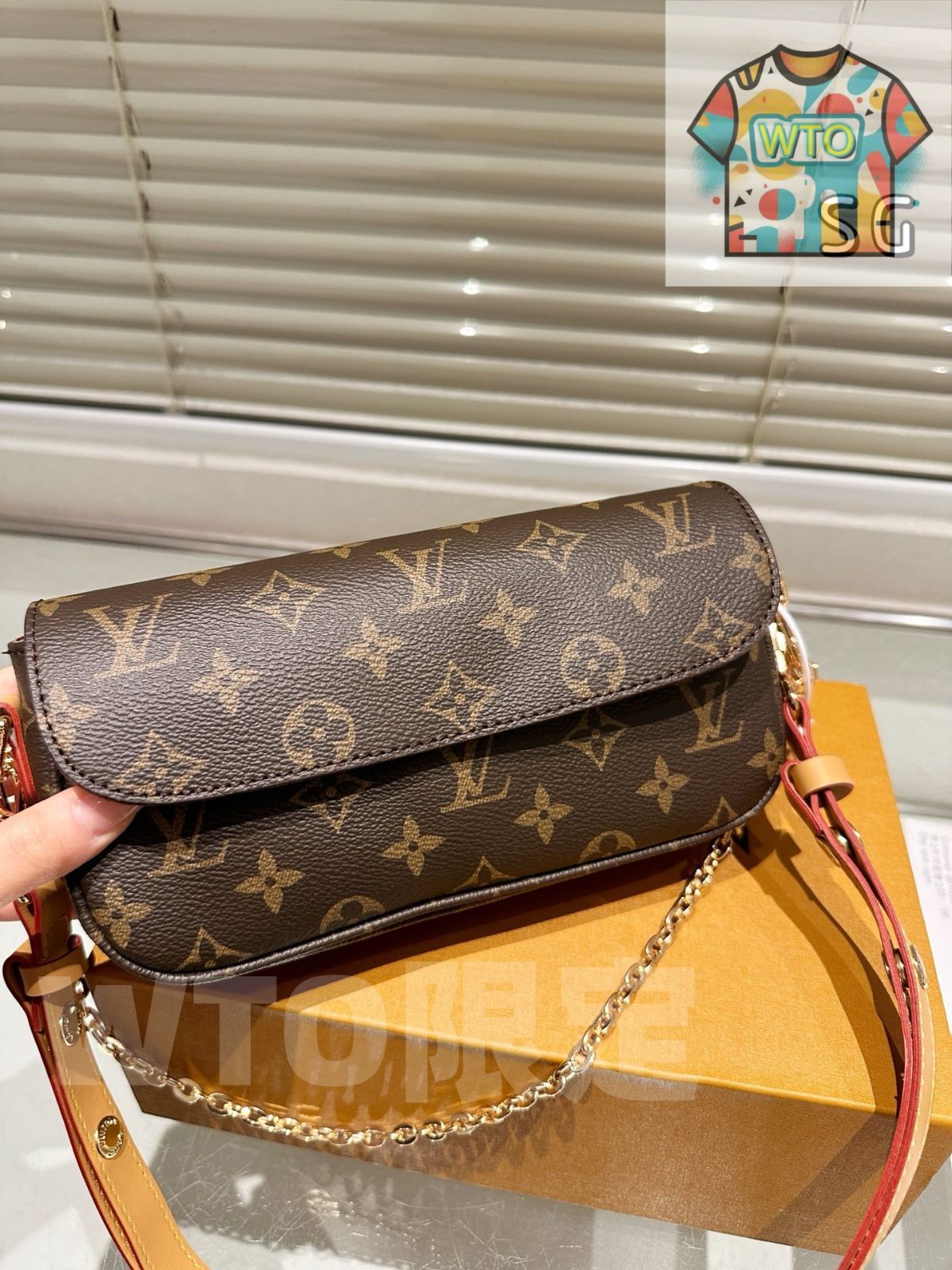 今日 Louis Vuitton WALLET ON CHAIN IVY Armpit Bag ルイ ヴィトン ウォレット オン チェーン イヴィ アンダーアームバッグ-WTO輸入