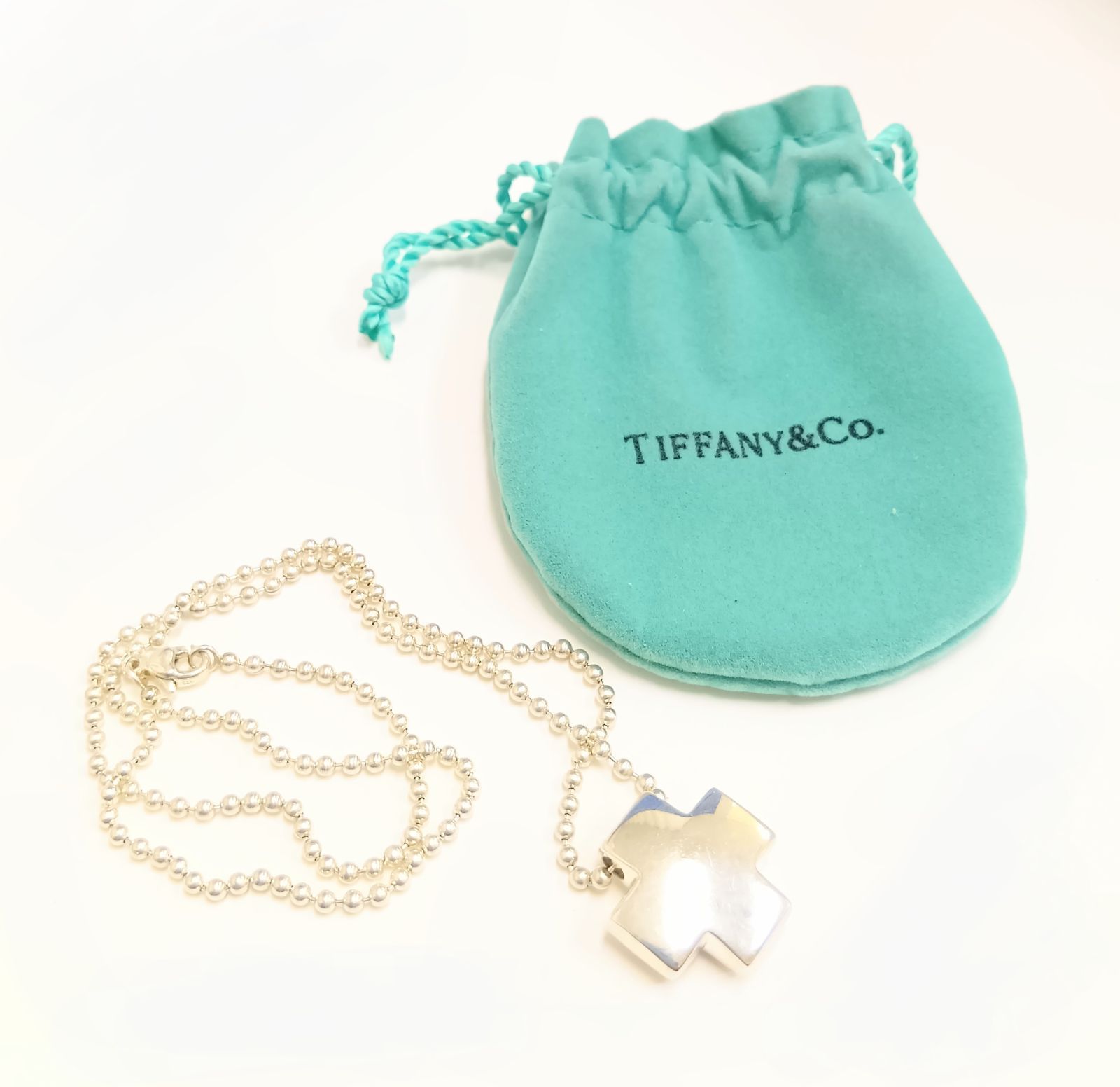 Tiffany&Co. ティファニー ローマンクロス ネックレス 925刻印 TIFFANY&Co.】ティファニー ローマンクロス ネックレス