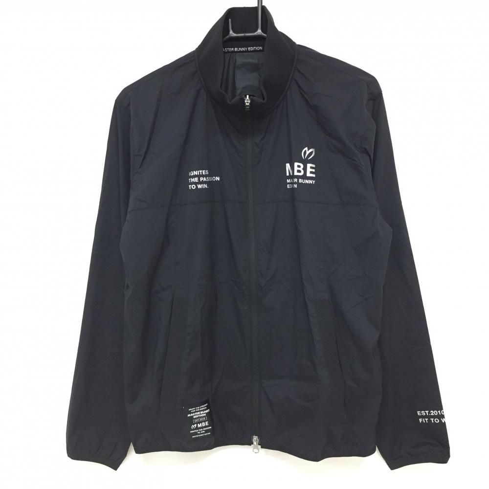 新品 ★52,800円 マスターバニーエディション ツインスニード 黒×白ロゴ 超美品】マスターバニー ツインスニード 黒×白 千鳥格子 ブルゾン