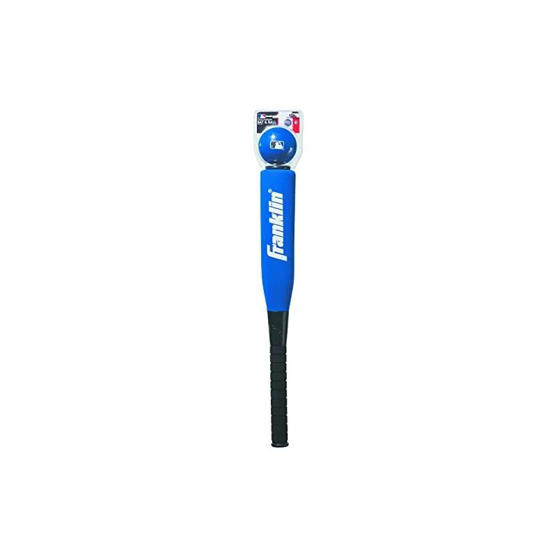 【人気，100%新品】 Franklin(フランクリン) ラバーフォーム MLBフォームバットu0026ボールセット/すぐに遊べるボール付き/ブルー 野球