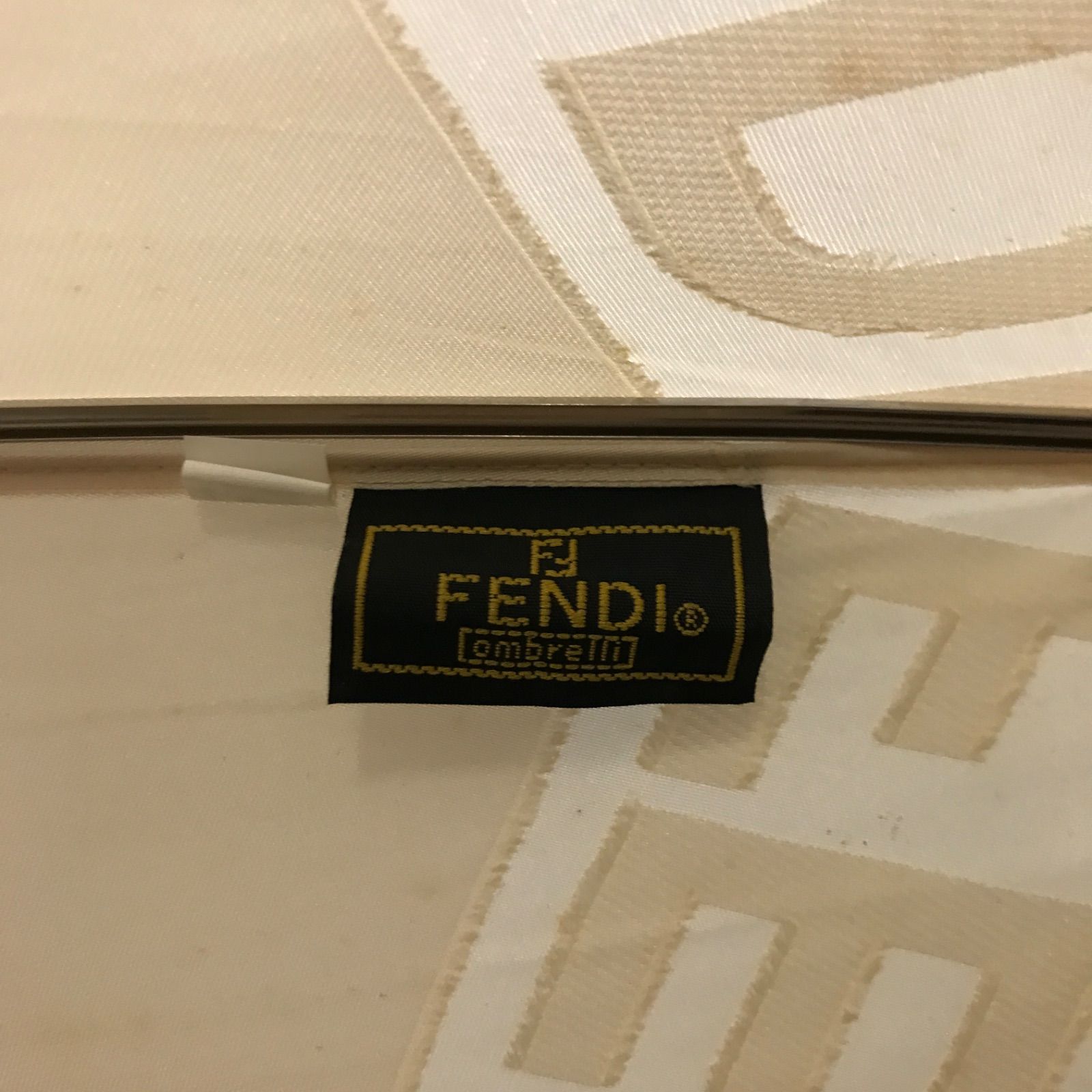 FENDI umbrella beige フェンディ 傘 タグ付き