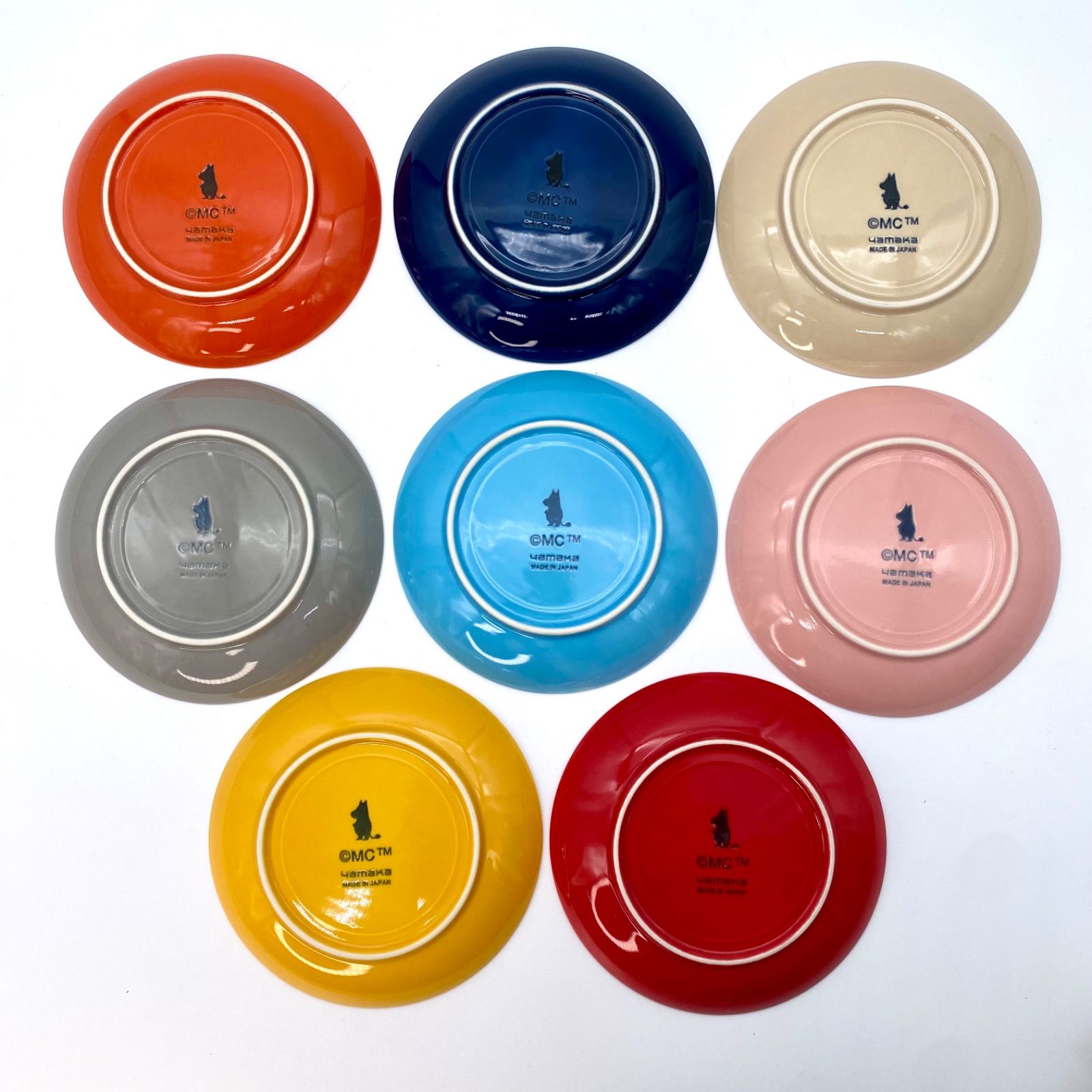 ムーミン　樹脂皿セット 8枚　　レア！バラ売り不可！ ムーミン 小皿 8枚セット MOOMIN コストコ 北欧 食器 プレート