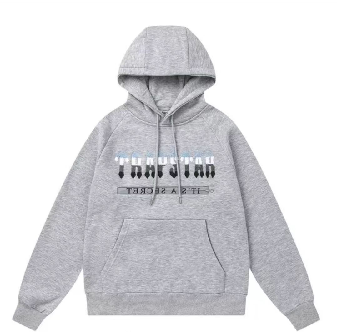 グレー フード付き パーカー　セットアップ　トラップスター グレー（灰色）系 Trapstar London(トラップスターロンドン