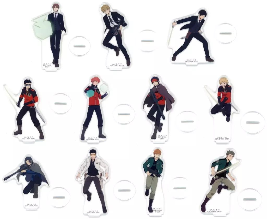 中古】アクリルスタンド・アクリルパネル 全11種セット B級隊員