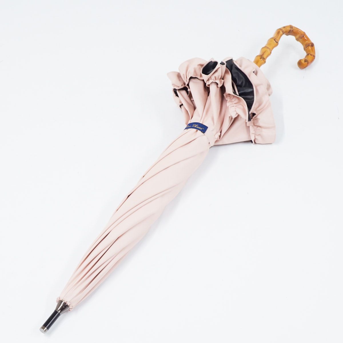 完全遮光日傘 芦屋ロサブラン USED美品 ミドル フリル 紫外線