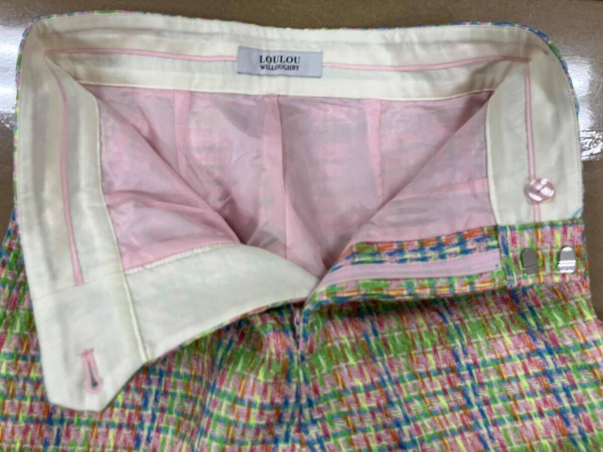 ツィードワイドパンツ