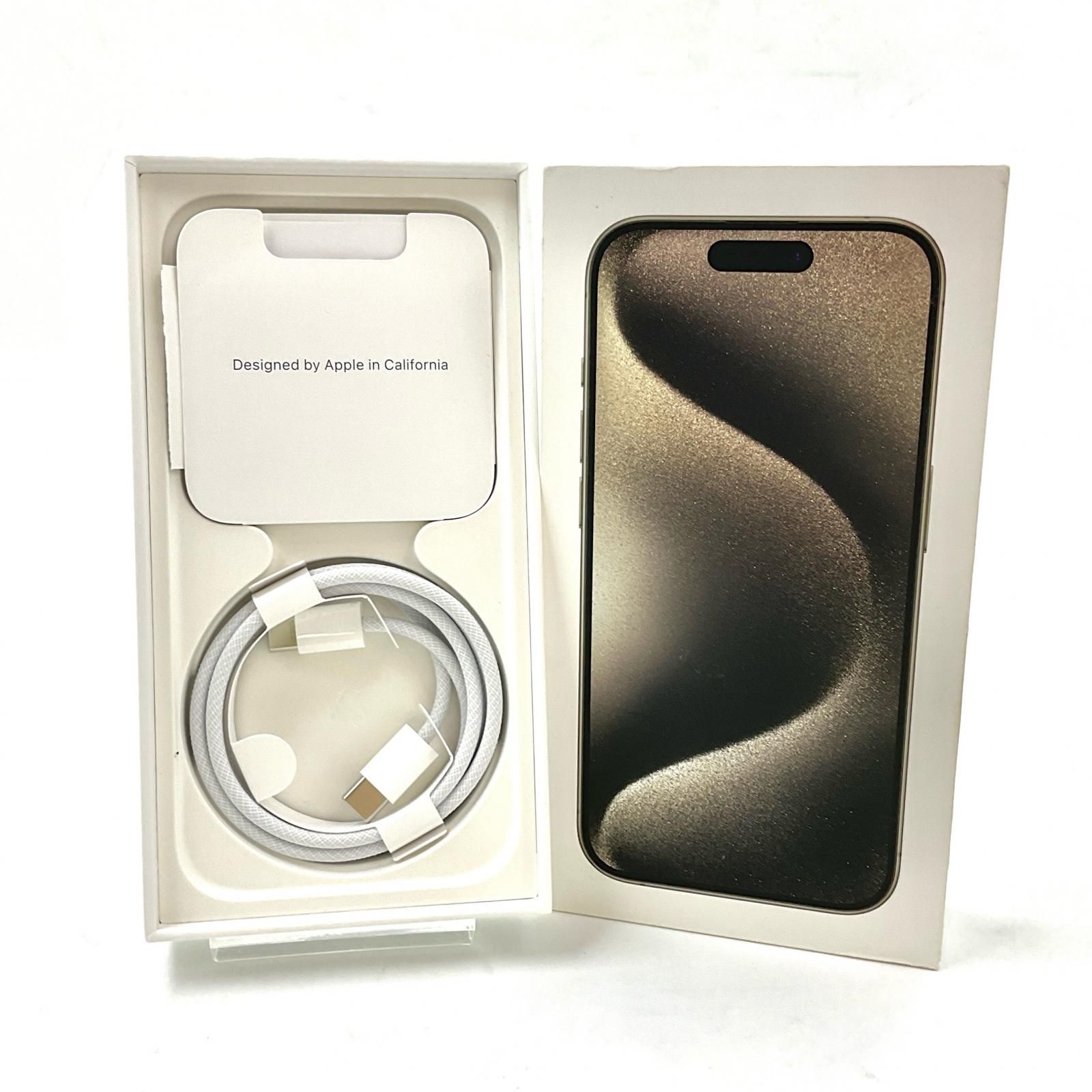 全額返金保証】【最速発送】Apple iPhone 15 Pro 128GB ナチュラル