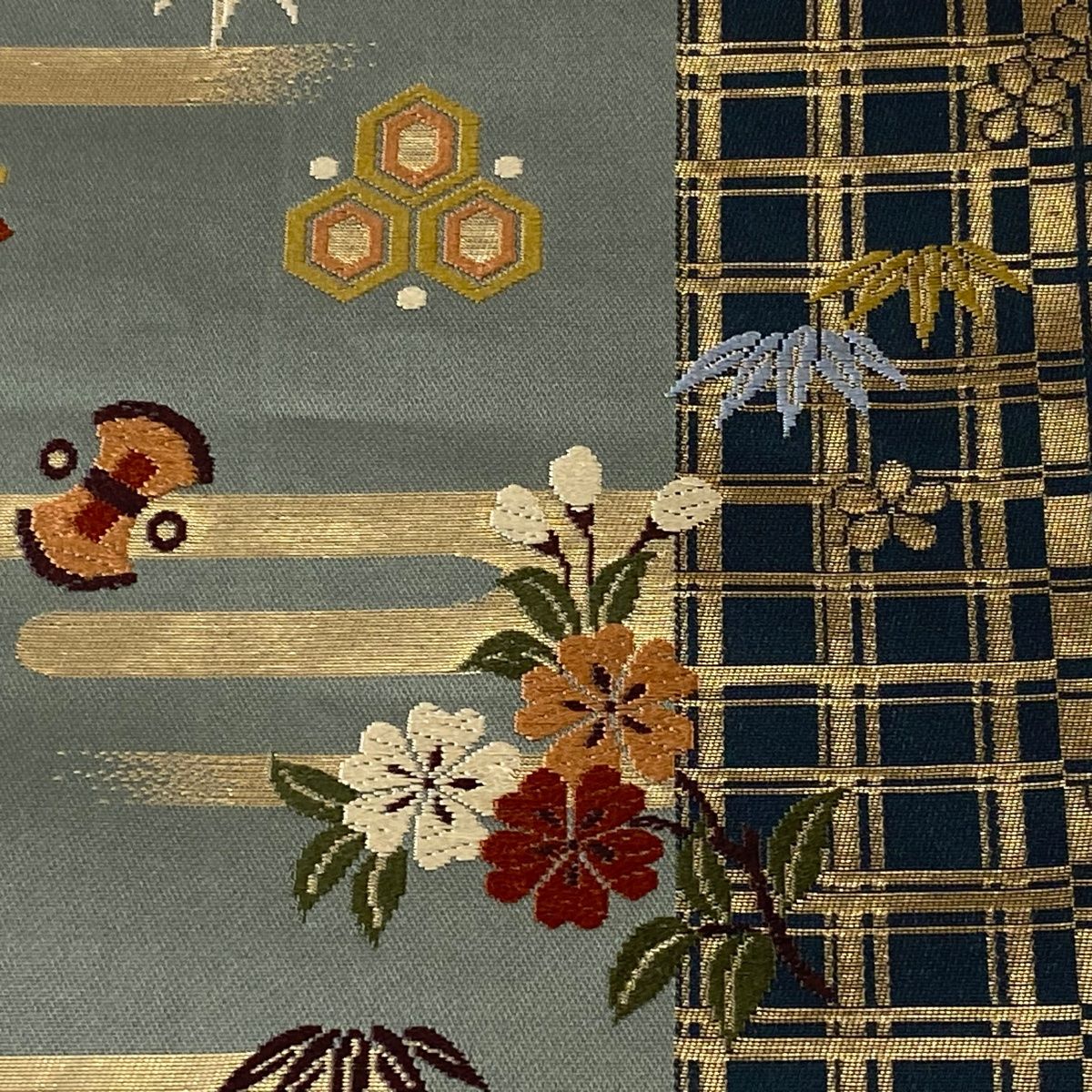 1613 1611 8枚セット 花 千鳥 緑 松竹梅 戦前 アンティーク 安い！正統