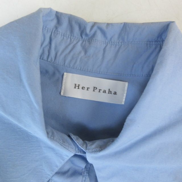 ハープラハ Her Praha 23AW パフスリーブ シャツ ブラウス ハープラハ Her Praha 23AW パフスリーブ シャツ ブラウス ビッグ