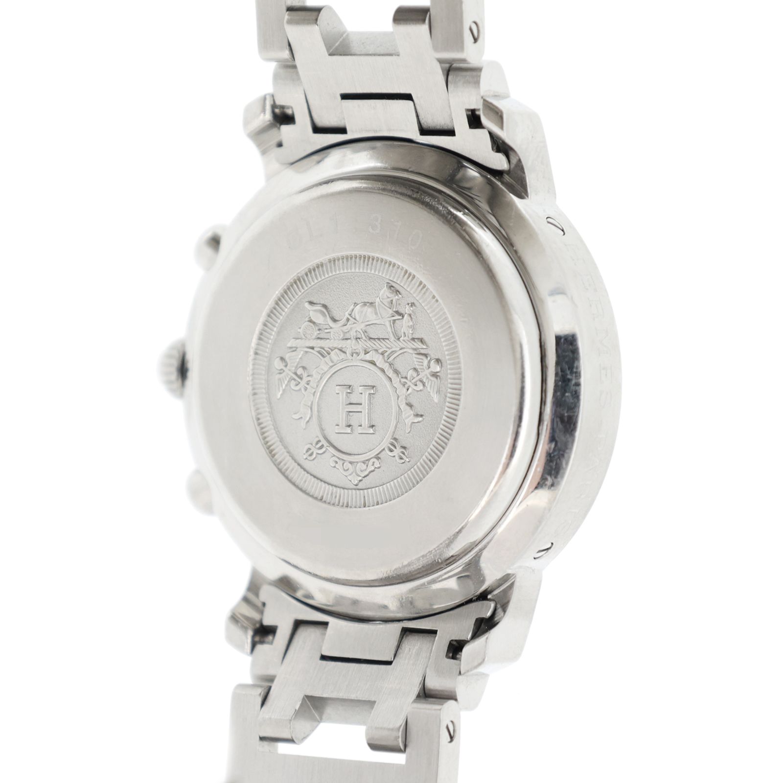 エルメス クリッパー CL1.310 クロノグラフ ホワイト レディース 腕時計 エルメス クリッパー CL1.310 クロノグラフ ホワイト レディース