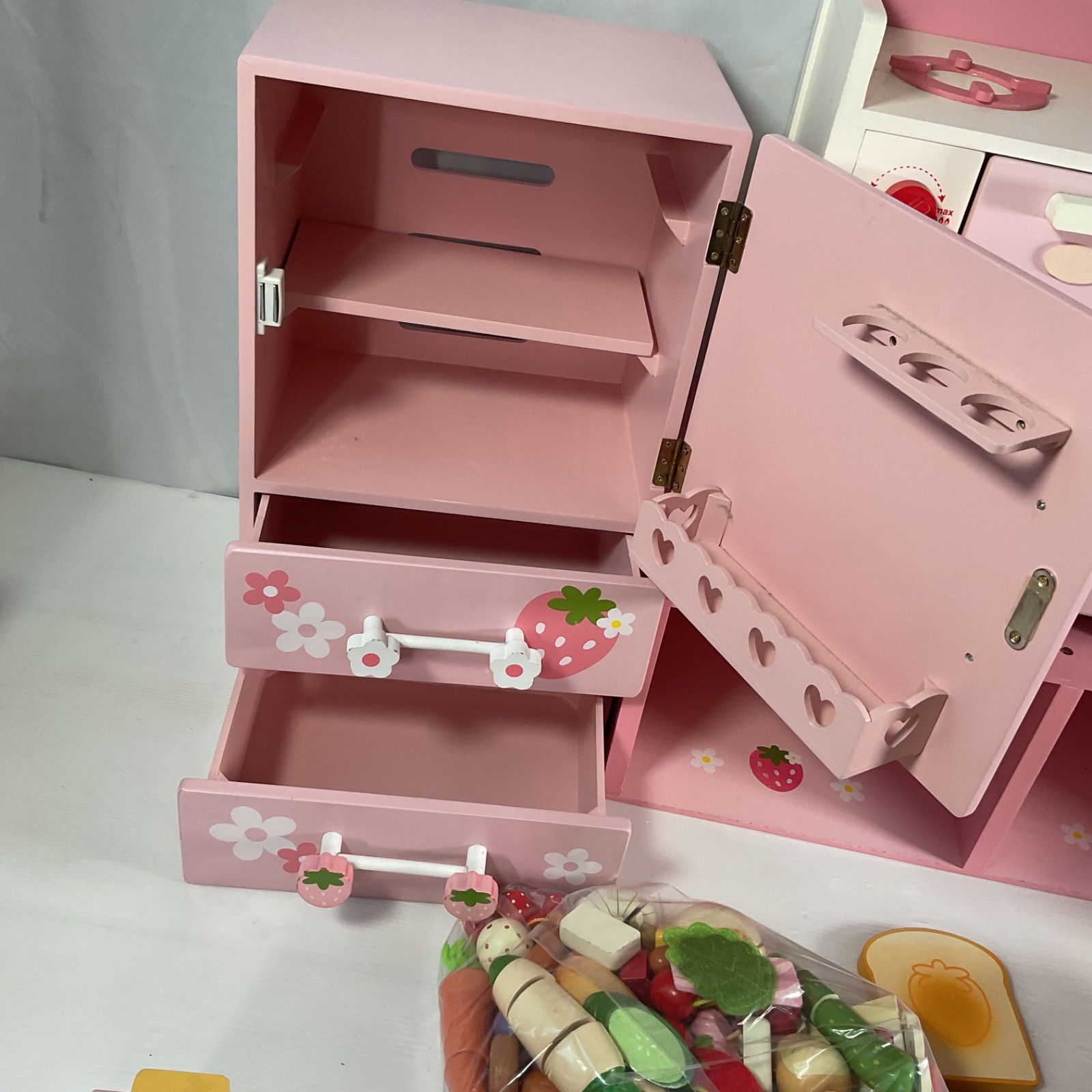 おままごと棚&マザーガーデン おまとめ】マザーガーデン キッチン 棚/台/小物 おままごと