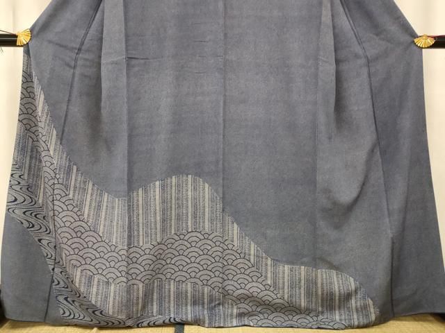 平和屋着物□訪問着 流水吉祥文様 正絹 逸品 AAAZ7883fw