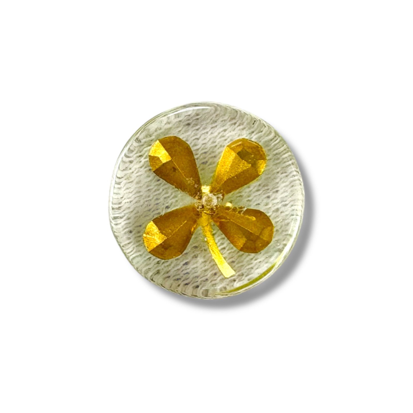 シャネル CHANEL クローバーモチーフ ピアス サークル ラウンド クリア 