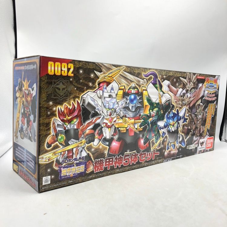 中古】バンダイ 元祖SDｶﾞﾝﾀﾞﾑﾜｰﾙﾄﾞ 機甲神5体ｾｯﾄ 未開封品、箱傷み有[70] - メルカリ