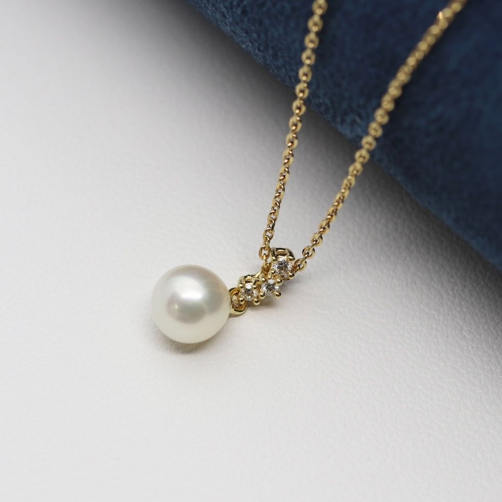 タサキ TASAKI 3連パールネックレス K18 TASAKI タサキ パール 真珠 3連ナイアガラ ネックレス K18