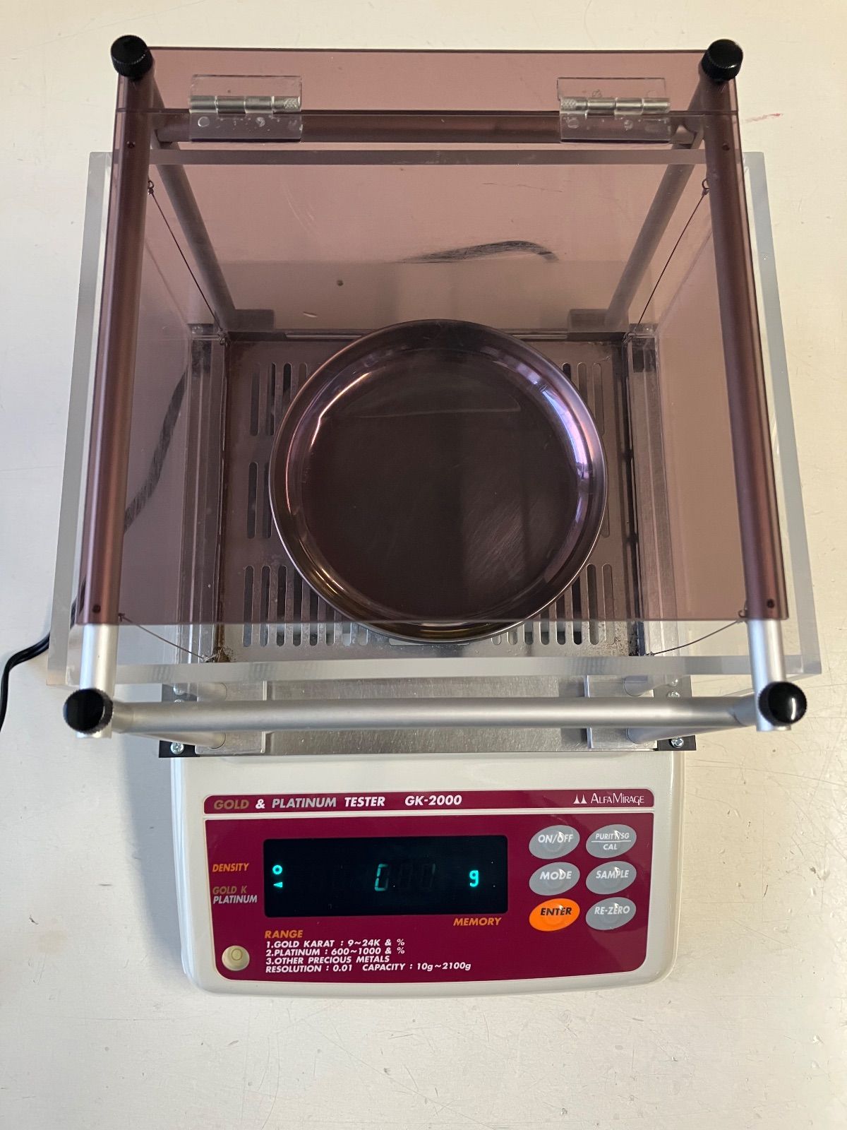 貴金属テスター 比重計 GK-2000 ALFA MIRAGE アルファミラージュ 取扱説明書無し サビ 金 判定 純度判定 金 プラチナ 買取 リユース