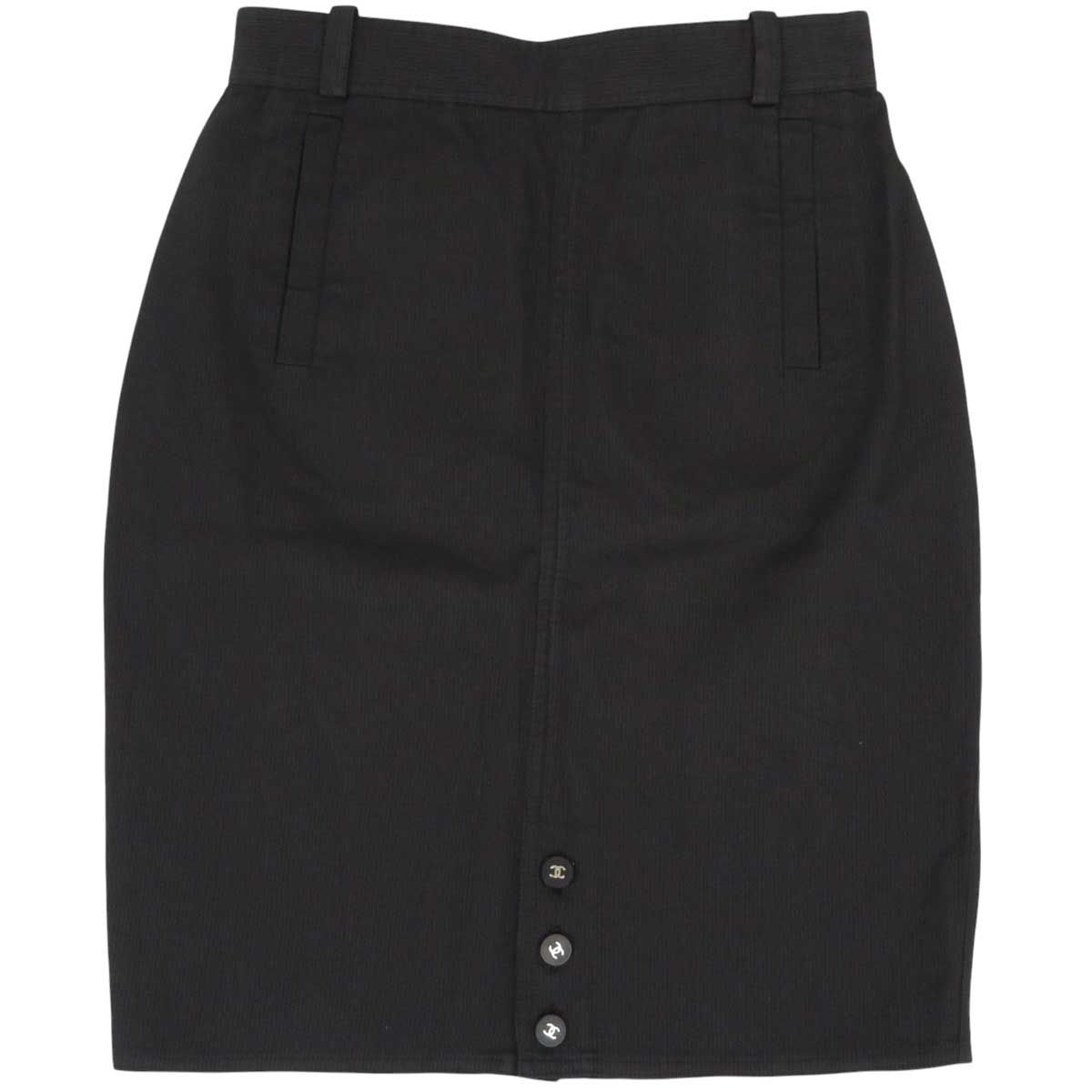 シャネル ココマーク スカート レディース ブラック CHANEL アパレル 小物