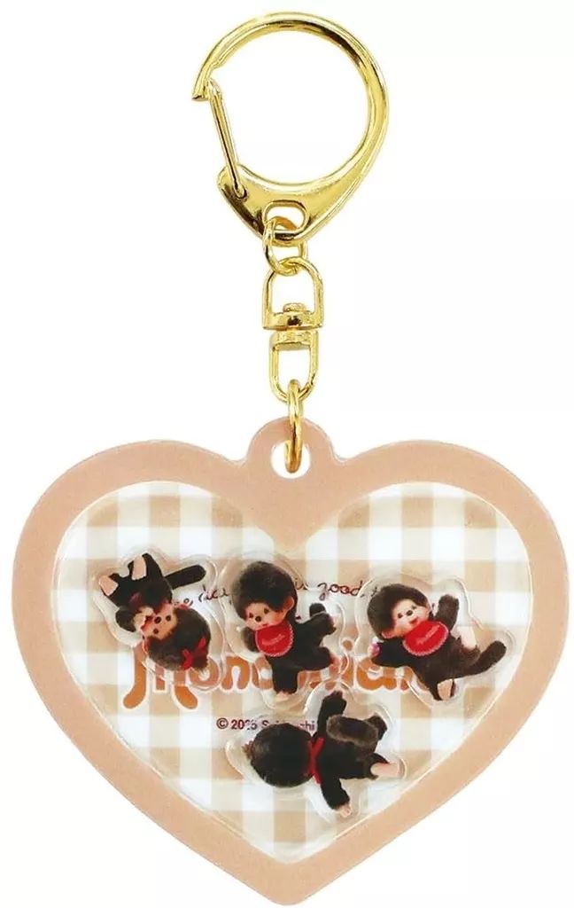 新品】キーホルダー モンチッチくん(ハート) シャカキャラ